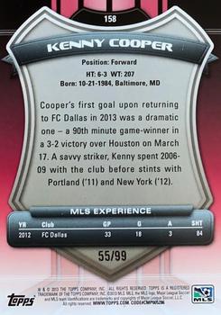 2013 Topps MLS - Purple #158 Kenny Cooper Back