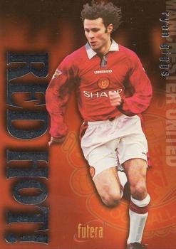 1997 Futera Manchester United - Red Hot Silver #RH2 Ryan Giggs Front