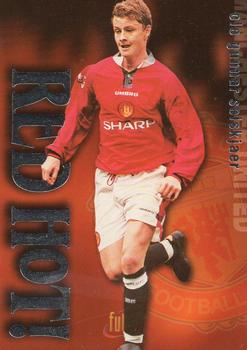 1997 Futera Manchester United - Red Hot Silver #RH6 Ole Gunnar Solskjaer Front