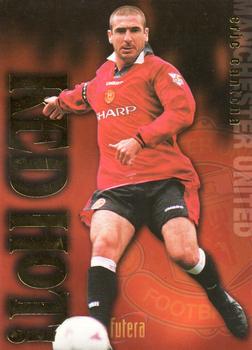 1997 Futera Manchester United - Red Hot Gold Promo #RH1 Eric Cantona Front