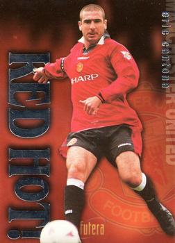 1997 Futera Manchester United - Red Hot Silver Promo #RH1 Eric Cantona Front