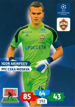 2013-14 Panini Adrenalyn XL UEFA Champions League #127 Igor Akinfeev Front