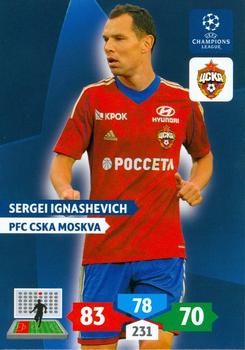 2013-14 Panini Adrenalyn XL UEFA Champions League #128 Sergei Ignashevich Front