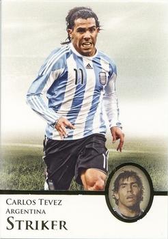 2013 Futera Unique World Football #090 Carlos Tevez Front
