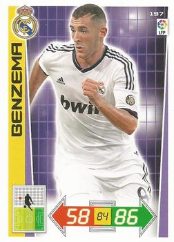 2012-13 Panini Adrenalyn XL La Liga BBVA #197 Benzema Front