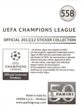 2011-12 Panini UEFA Champions League Stickers #558 UEFA Women's Champions League Logo Back