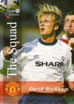 2000 Futera Fans Selection Manchester United #123 David Beckham Front