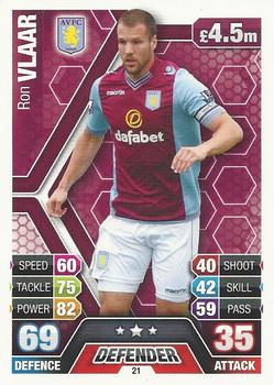 2013-14 Topps Match Attax Premier League #21 Ron Vlaar Front