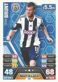 2013-14 Topps Match Attax Premier League #334 Chris Brunt Front