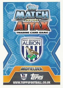 2013-14 Topps Match Attax Premier League #338 Youssouf Mulumbu Back