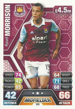 2013-14 Topps Match Attax Premier League #358 Ravel Morrison Front