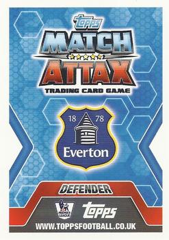 2013-14 Topps Match Attax Premier League #376 Phil Jagielka Back