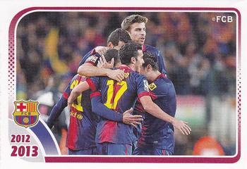 2012-13 Panini FC Barcelona Stickers #13 Team Front