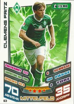 2013-14 Topps Match Attax Bundesliga #63 Clemens Fritz Front