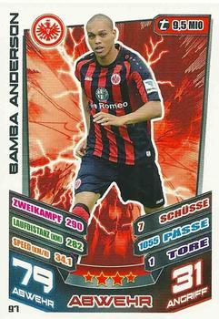 2013-14 Topps Match Attax Bundesliga #97 Bamba Anderson Front