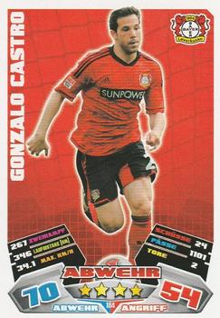 2012-13 Topps Match Attax Bundesliga #184 Gonzalo Castro Front