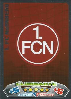 2012-13 Topps Match Attax Bundesliga #253 1. FC Nurnberg Front