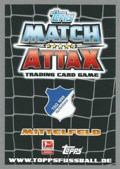 2012-13 Topps Match Attax Bundesliga #354 Sejad Salihovic Back