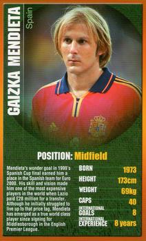 2004 Top Trumps European Football Stars #NNO Gaizka Mendieta Front