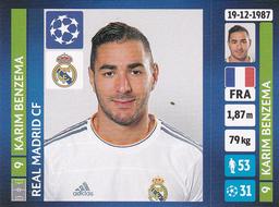 2013-14 Panini UEFA Champions League Stickers #91 Karim Benzema Front