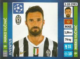 2013-14 Panini UEFA Champions League Stickers #108 Mirko Vucinic Front