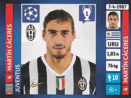 2013-14 Panini UEFA Champions League Stickers #110 Martin Caceres Front