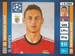 2013-14 Panini UEFA Champions League Stickers #159 Nemanja Matic Front