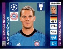2013-14 Panini UEFA Champions League Stickers #225 Manuel Neuer Front