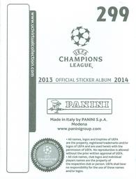 2013-14 Panini UEFA Champions League Stickers #299 David Villa Back