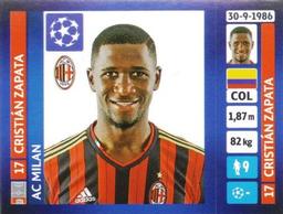 2013-14 Panini UEFA Champions League Stickers #565 Cristian Zapata Front