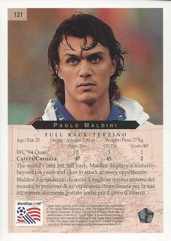 1994 Upper Deck World Cup Contenders English/Italian #121 Paolo Maldini Back