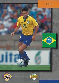 1994 Upper Deck World Cup Contenders English/Italian - UD Set #UD13 Brazil Front