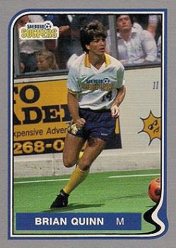 1987-88 Pacific MISL #54 Brian Quinn Front