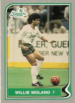 1987-88 Pacific MISL #4 Willie Molano Front