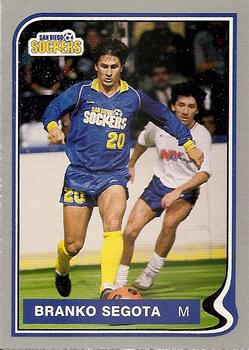 1987-88 Pacific MISL #53 Branko Segota Front