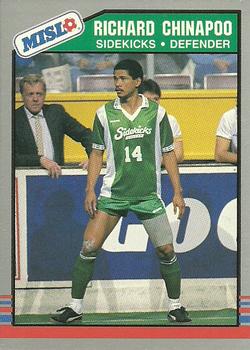 1989-90 Pacific MISL #22 Richard Chinapoo Front