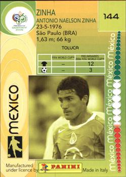 2006 Panini World Cup #144 Zinha Back