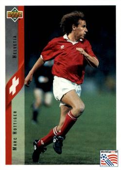 1994 Upper Deck World Cup Contenders English/German #104 Marc Hottiger Front