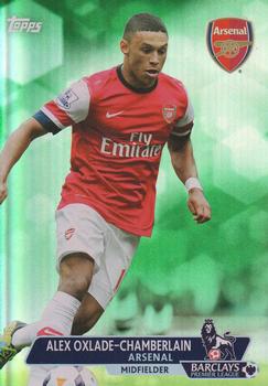 2013-14 Topps Premier Gold - Green #4 Alex Oxlade-Chamberlain Front