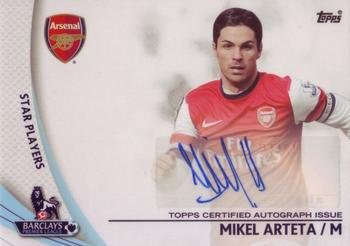 2013-14 Topps Premier Gold - Star Players Autographs #SP-MA Mikel Arteta Front