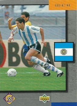 1994 Upper Deck World Cup Contenders English/Spanish #317 1994 Argentina  Front