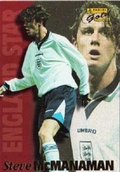 1996 Panini Gold England Stars Euro #13 Steve McManaman Front
