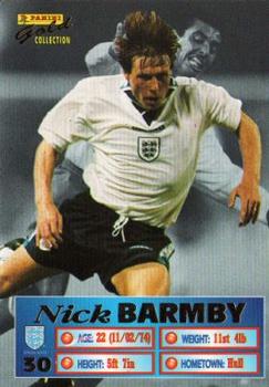 1996 Panini Gold England Stars Euro #30 Nick Barmby Front