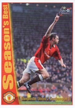 1997-98 Futera Manchester United Fans' Selection #43 Manchester United 2 Southampton 1 Front
