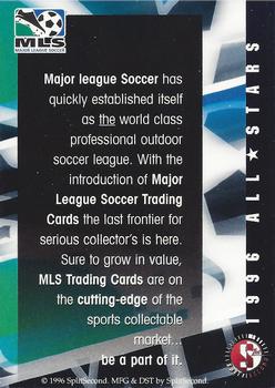 1996 MLS All Star Game Promos #NNO Roy Lassiter / Carlos Valderrama Back