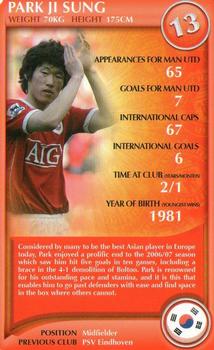 2008 Top Trumps Specials Manchester United #NNO Park Ji-Sung Front
