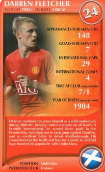 2008 Top Trumps Specials Manchester United #NNO Darren Fletcher Front