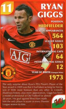 2010 Top Trumps Specials Manchester United #NNO Ryan Giggs Front