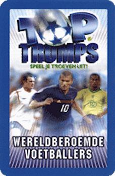 2006 Top Trumps Wereldberoemde Voetballers #NNO Ronaldo Back