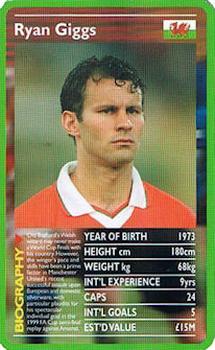 2000 Top Trumps European Football Stars #NNO Ryan Giggs Front